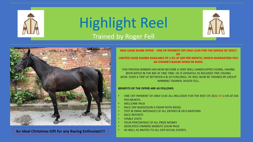 Highlight Reel flyer